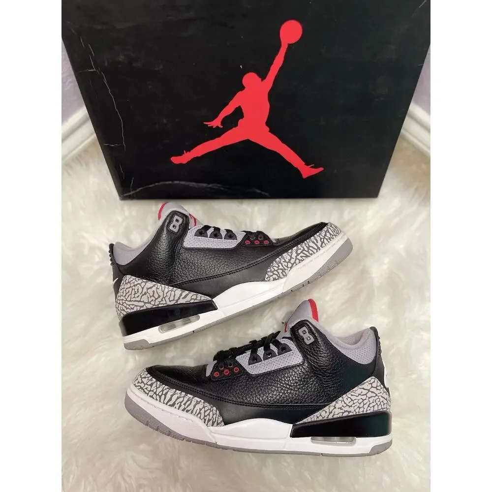Size 12 - Jordan 3 Retro OG Mid Black Cement